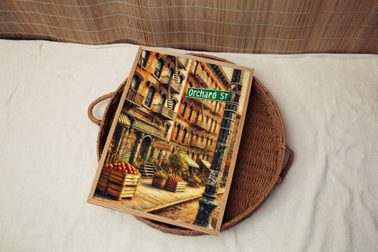 Orchard Street Art Print: Manhattan Cityscape, Travel Souvenir