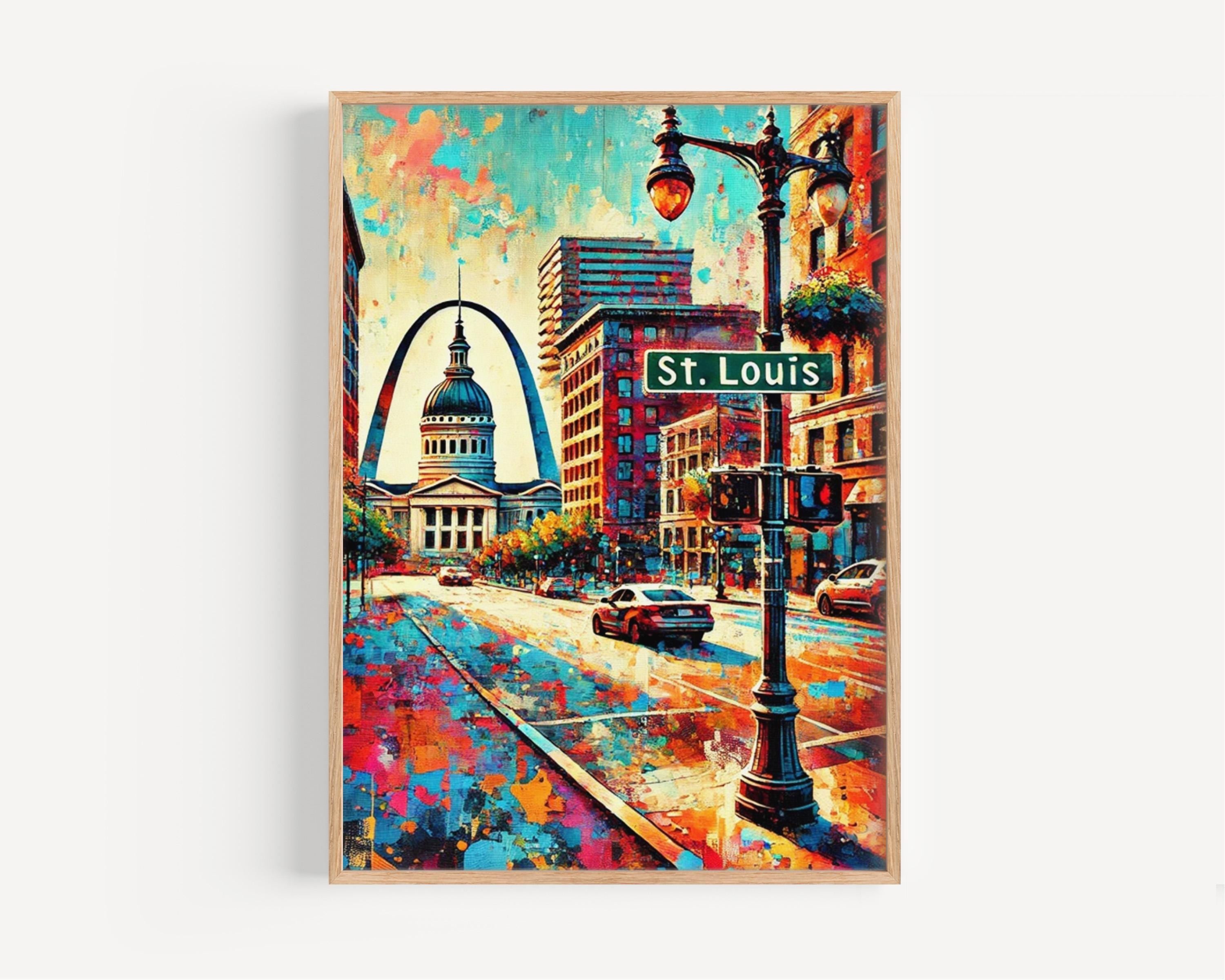 St. Louis Print - St. Louis, Missouri, USA