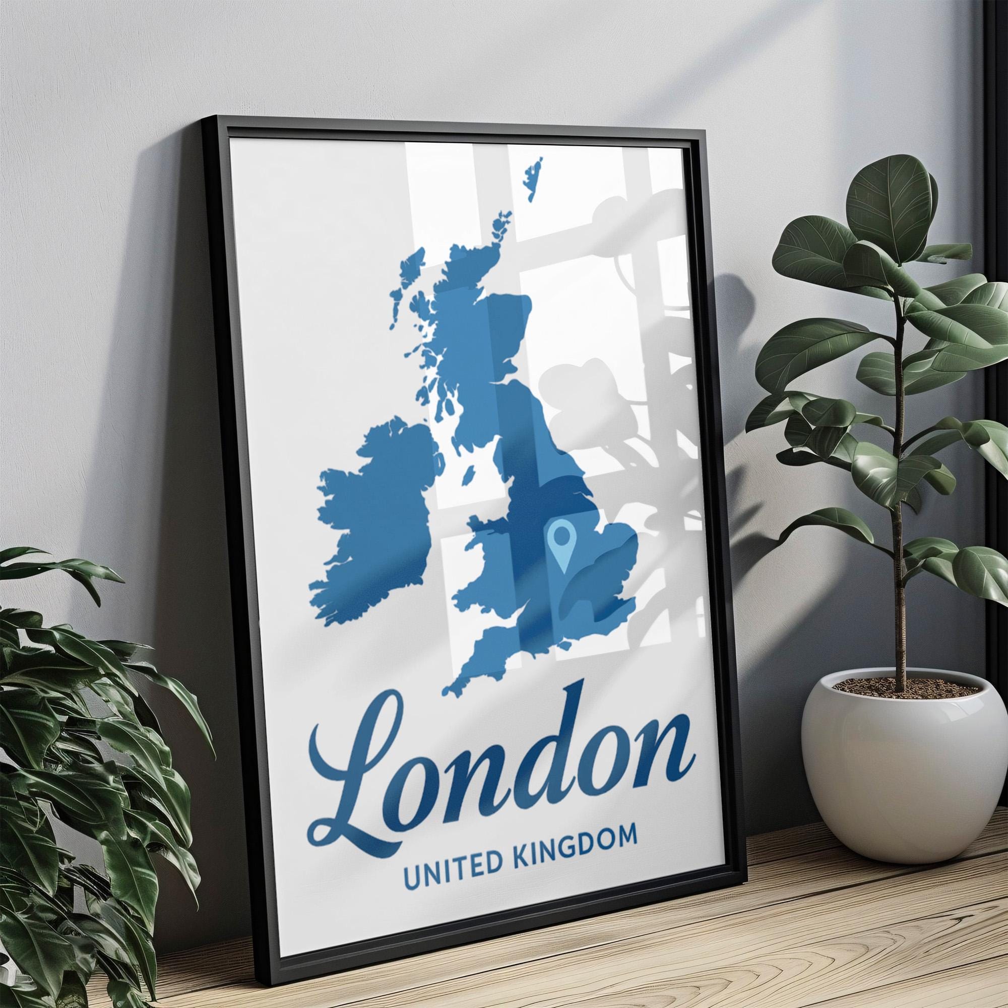 London Map Print - London, United Kingdom