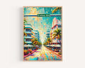 Collins Ave Print - Miami Beach, Florida, USA