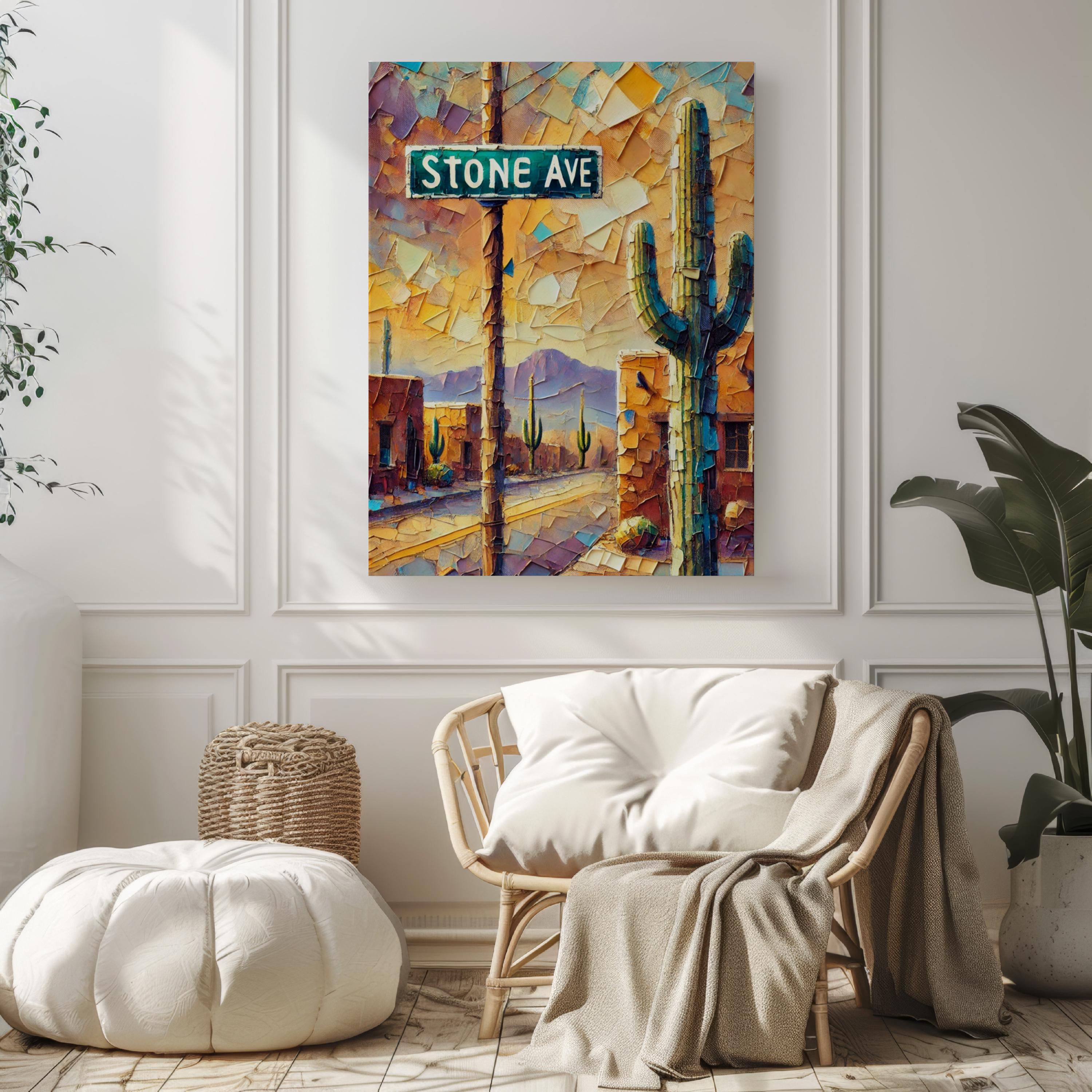Stone Avenue Wall Art - Tucson, Arizona, USA