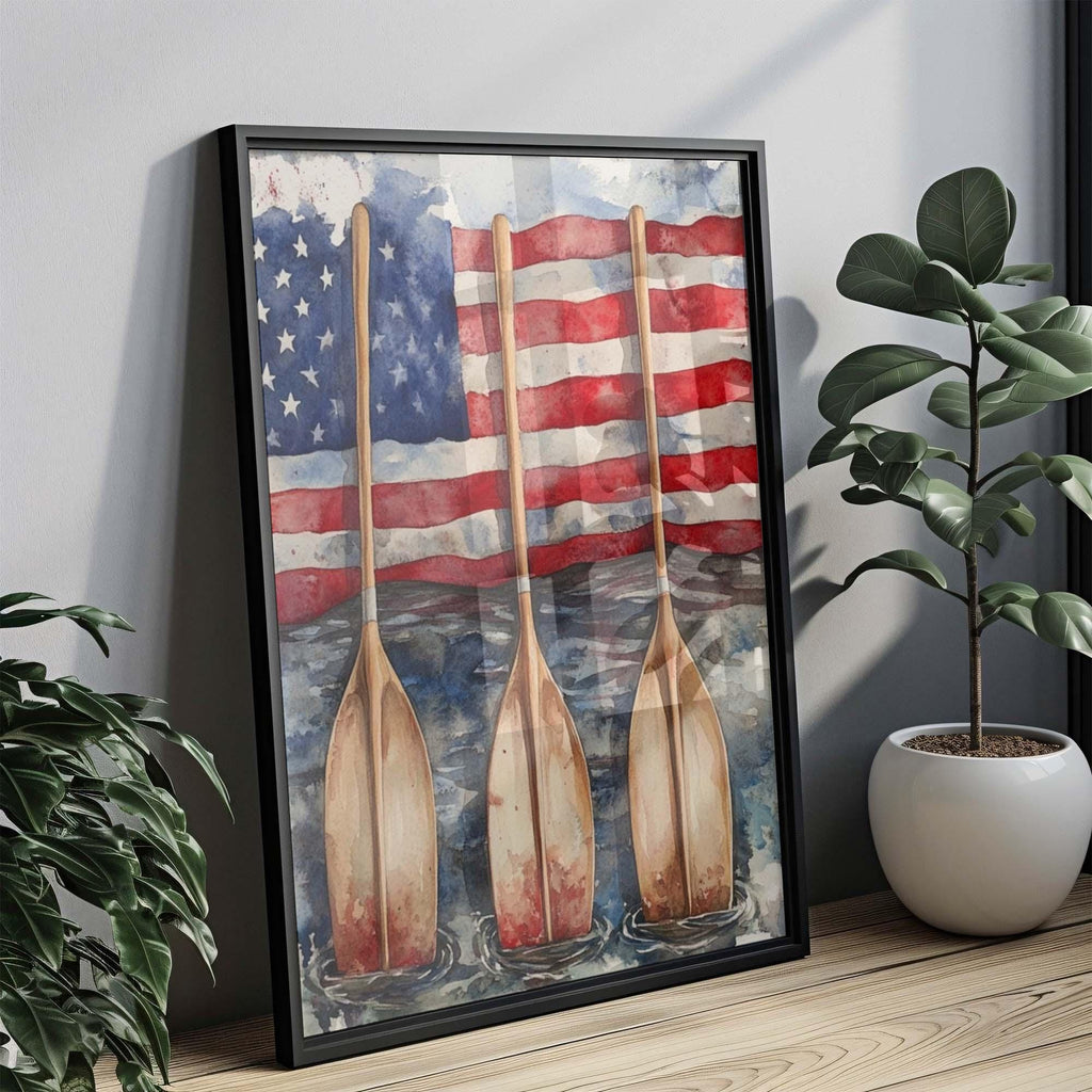 Boat Wall Art Patriotic - United States