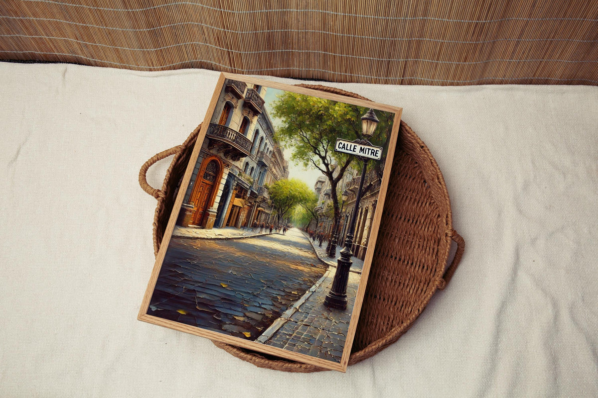 Calle Mitre Wall Art Decor - Argentina