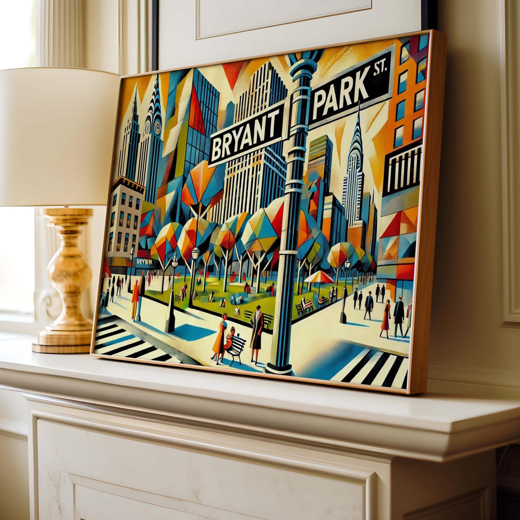 Bryant Park Print - Manhattan, New York, USA