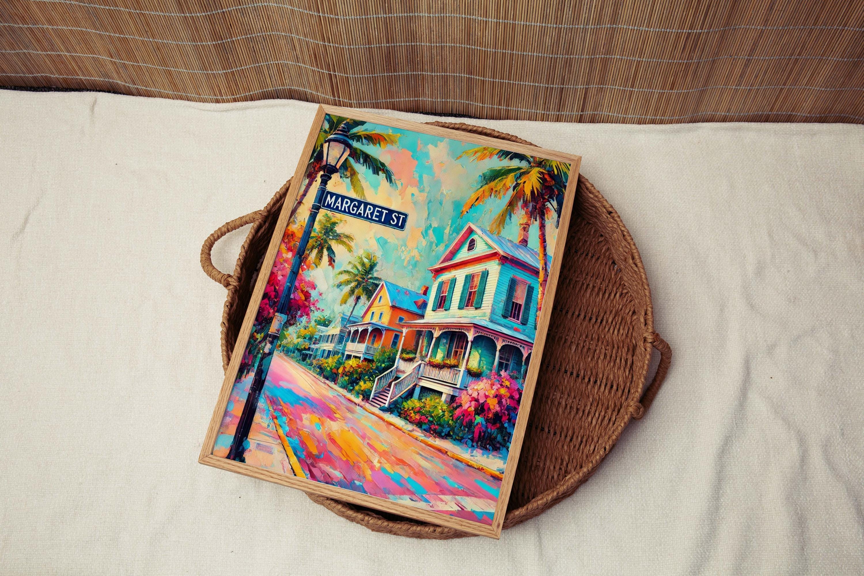 Margaret St Print Vintage - Key West, Florida, USA