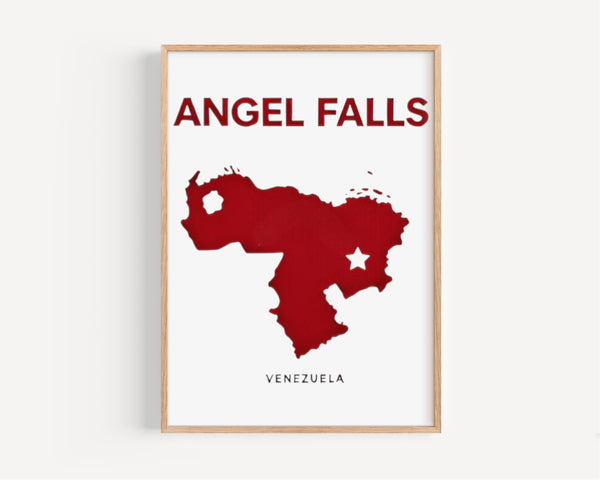 Angel Falls Print Decor - Venezuela