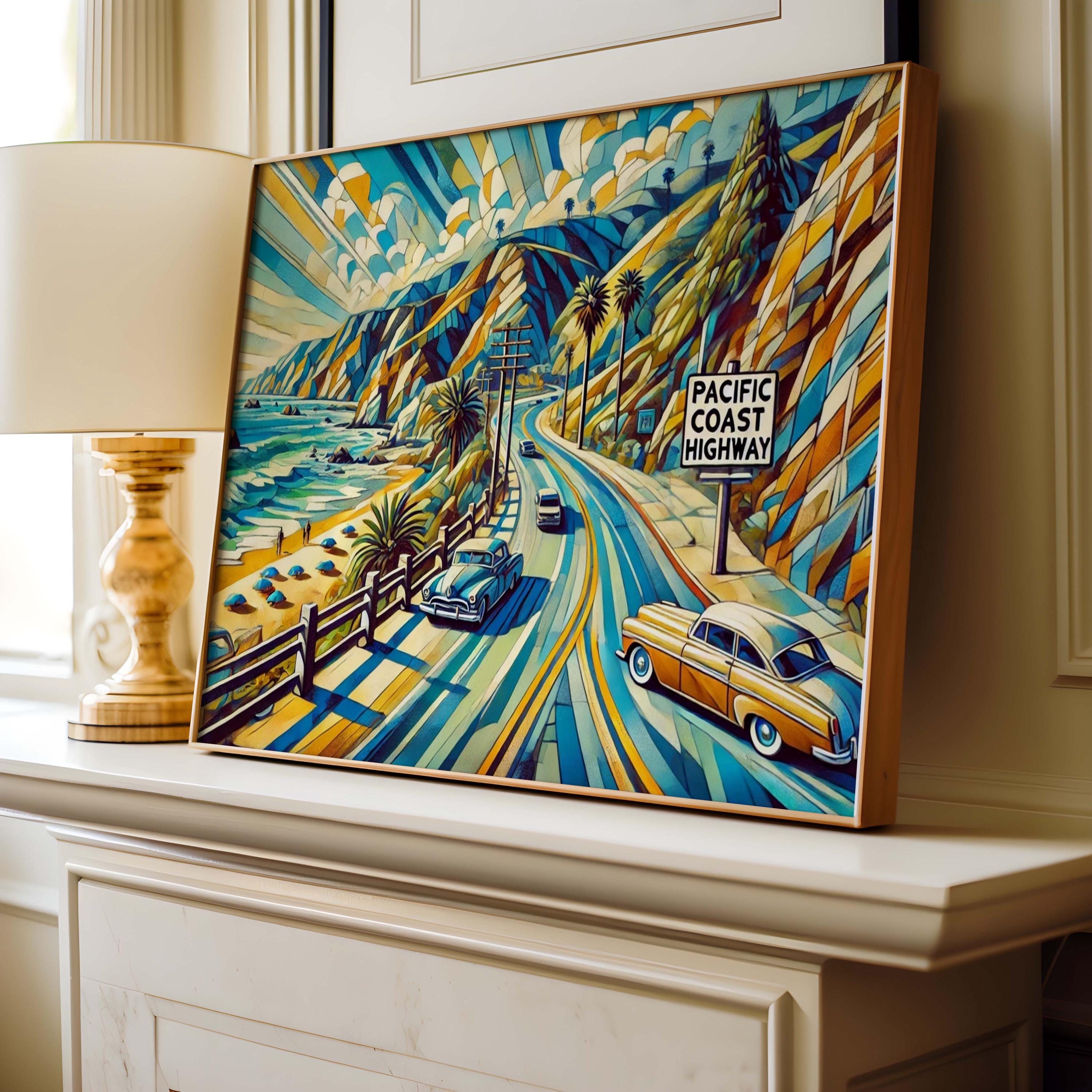 Pacific Coast Highway Wall Art Modern - California, USA