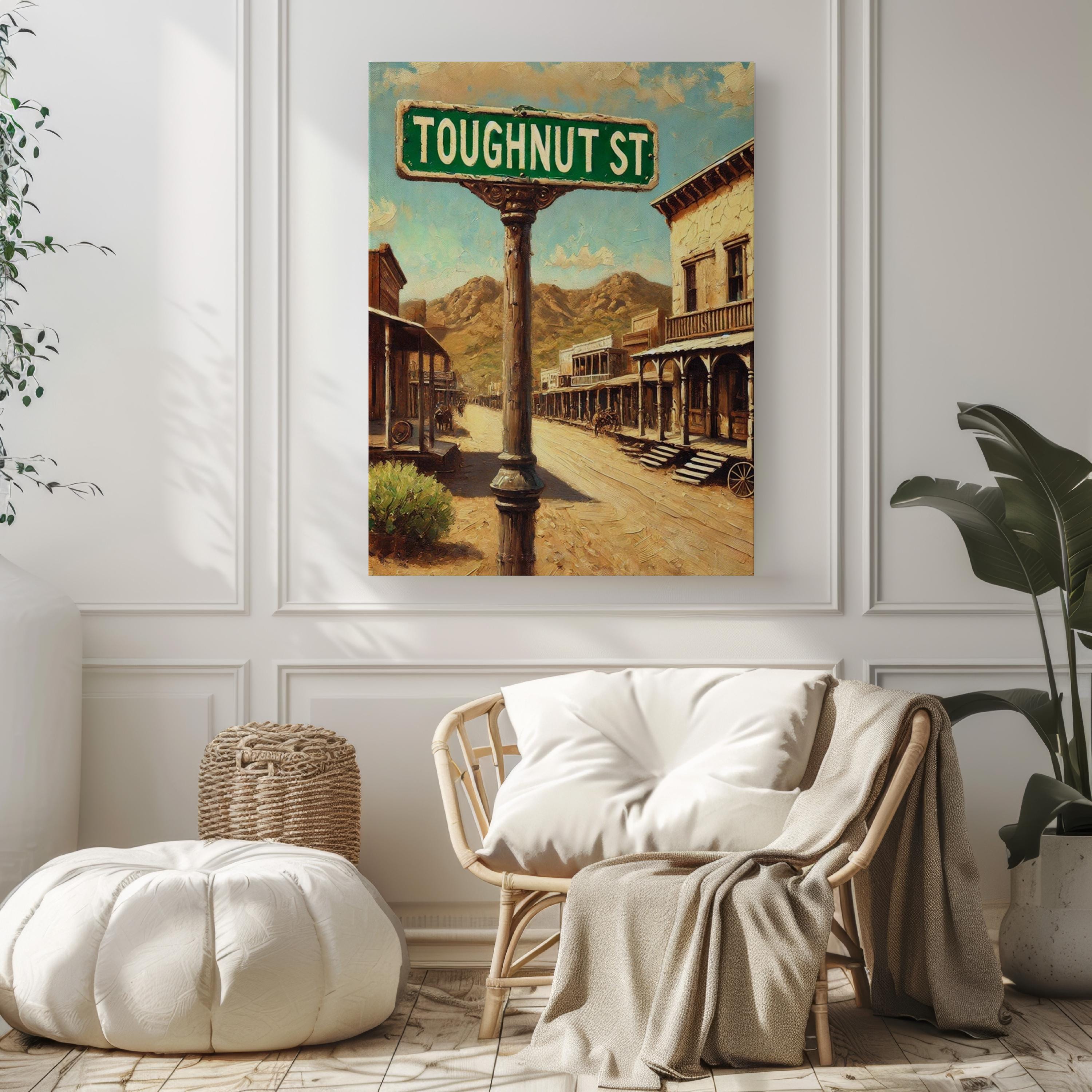 Toughnut Street Vintage Poster - Tombstone, Arizona, USA