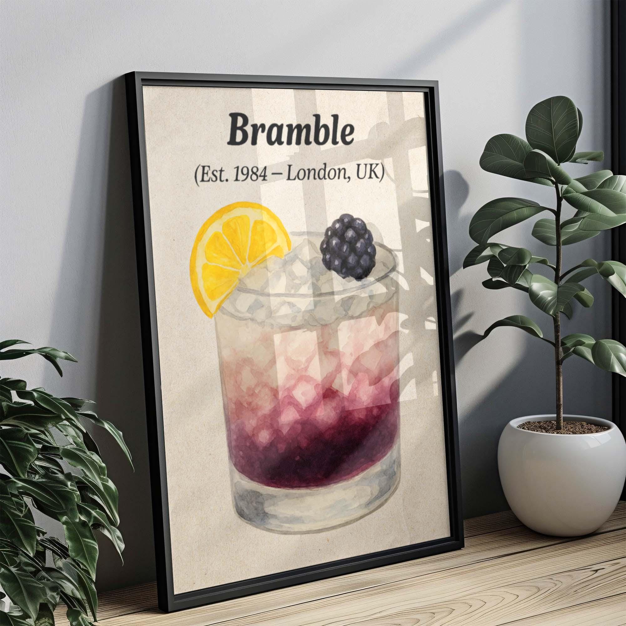Bramble Cocktail Print