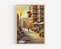 Yemen Street Scene Print Vintage - Yemen