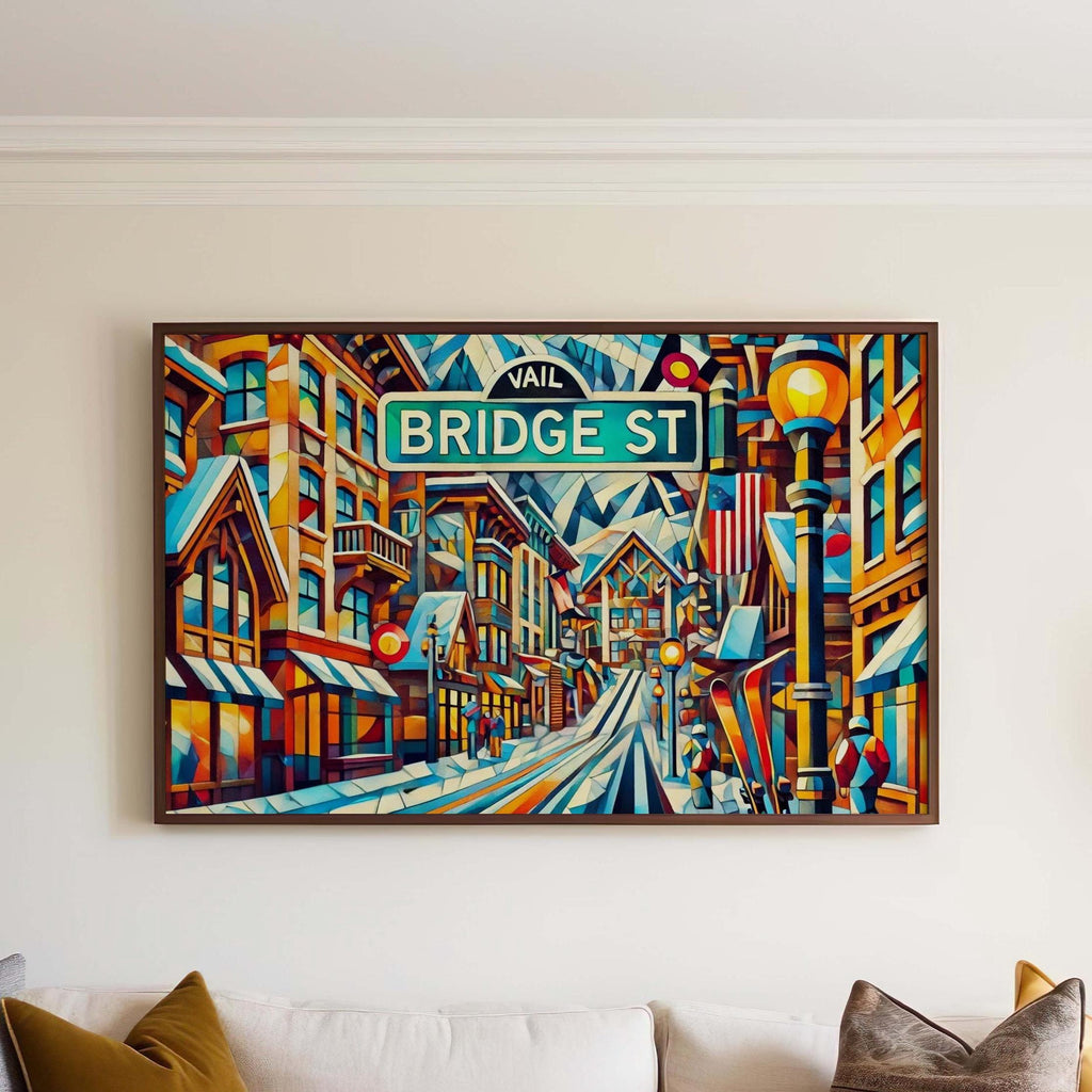 Bridge Street Print - Vail, Colorado, USA