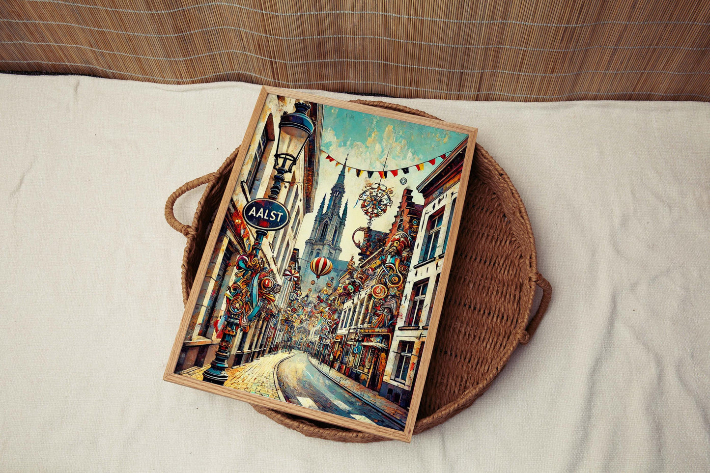 Aalst Art Print - Belgium Travel Poster, European City Wall Art, Aalst Home Decor, Housewarming Gift, Belgium Artwork, Unique Travel Gift