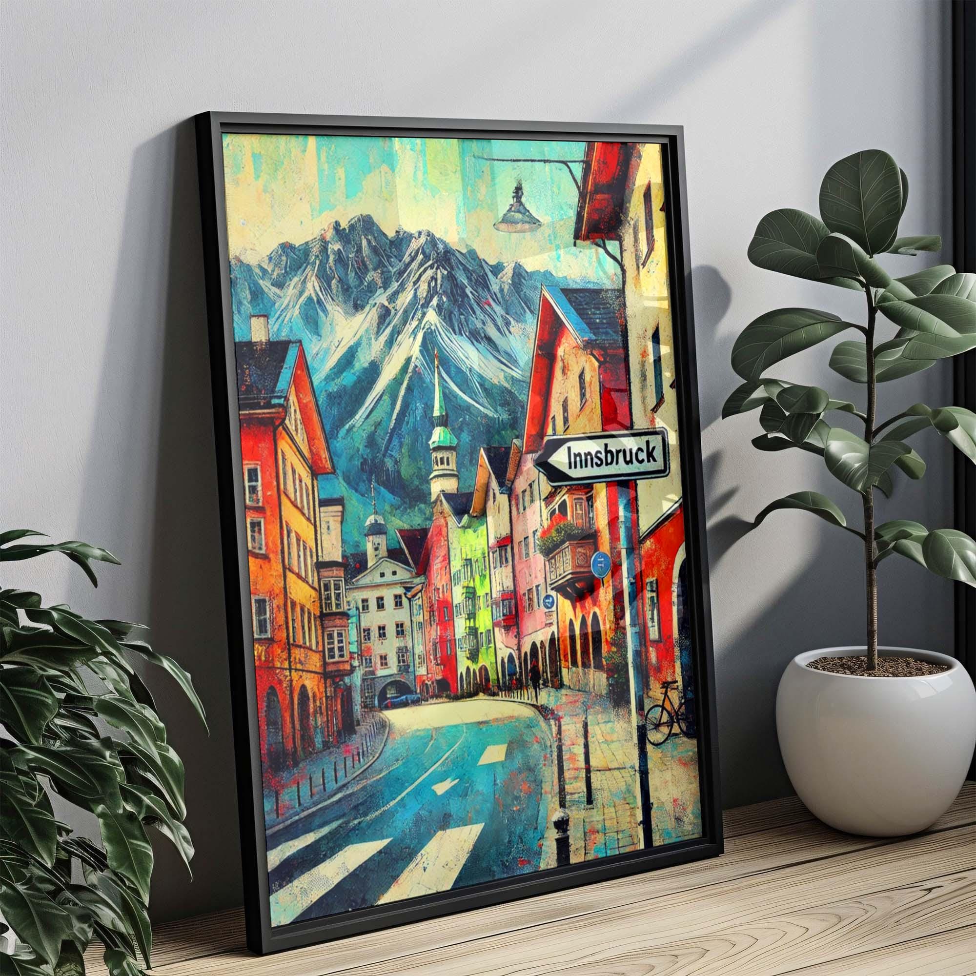 Innsbruck Vintage Poster - Innsbruck, Austria