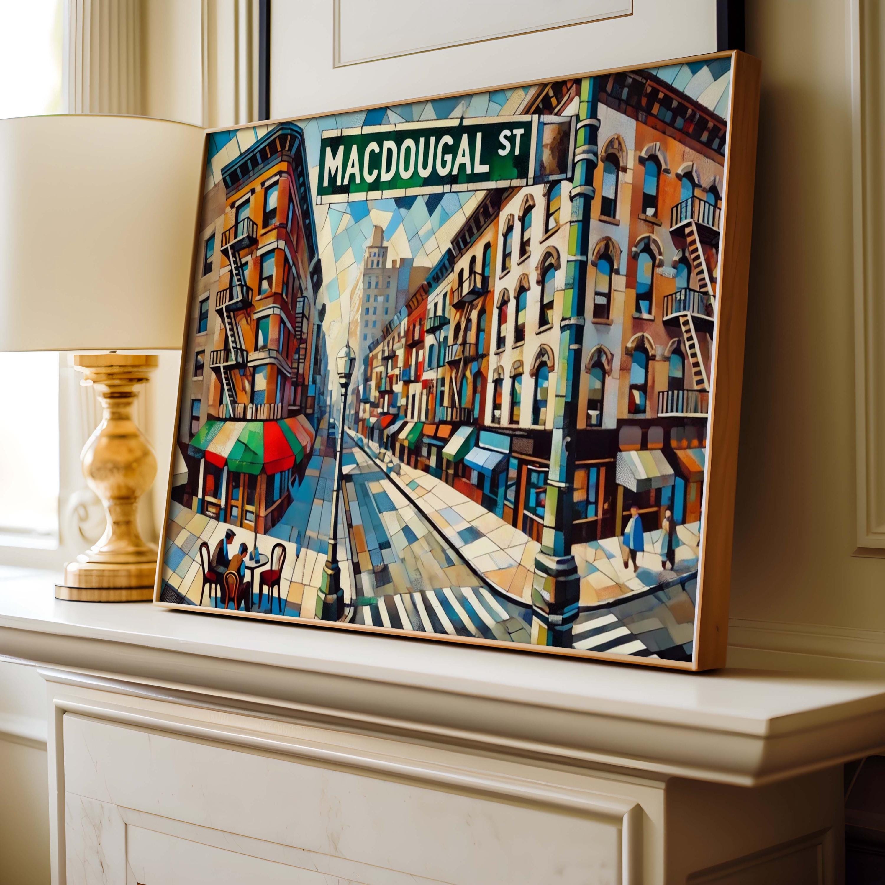 MacDougal Street Vintage Print - New York, New York, USA