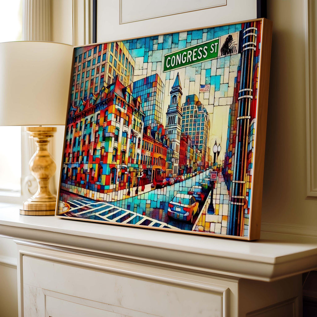 Congress Street Print - Boston, Massachusetts, USA