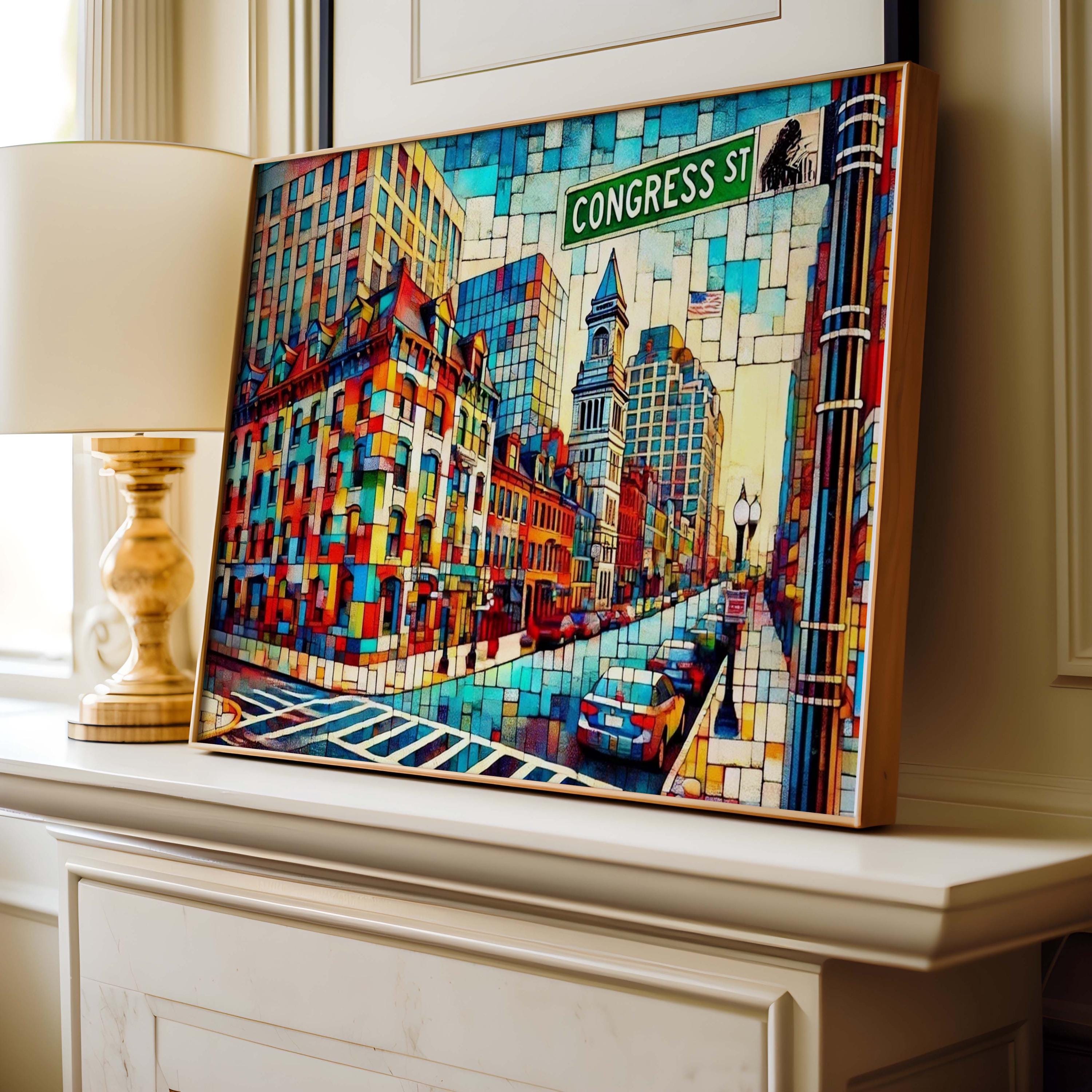Congress Street Print - Boston, Massachusetts, USA