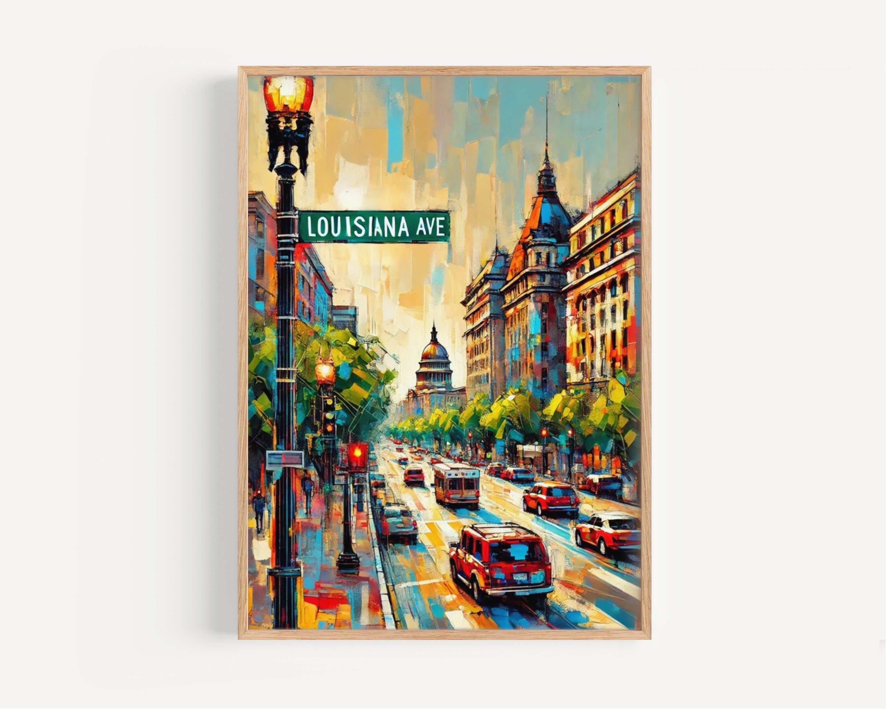 Louisiana Avenue Print - Washington, D.C., USA