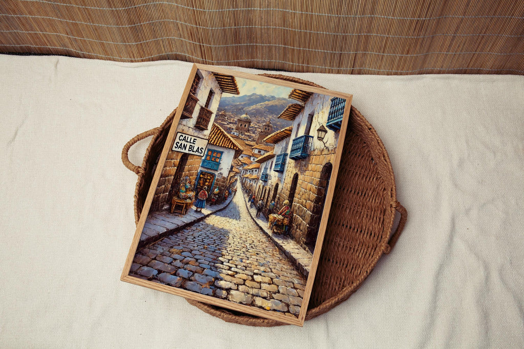 Calle San Blas Bohemian Print - Cusco, Peru