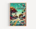 Bird Rd Print Coastal - Miami, Florida, USA