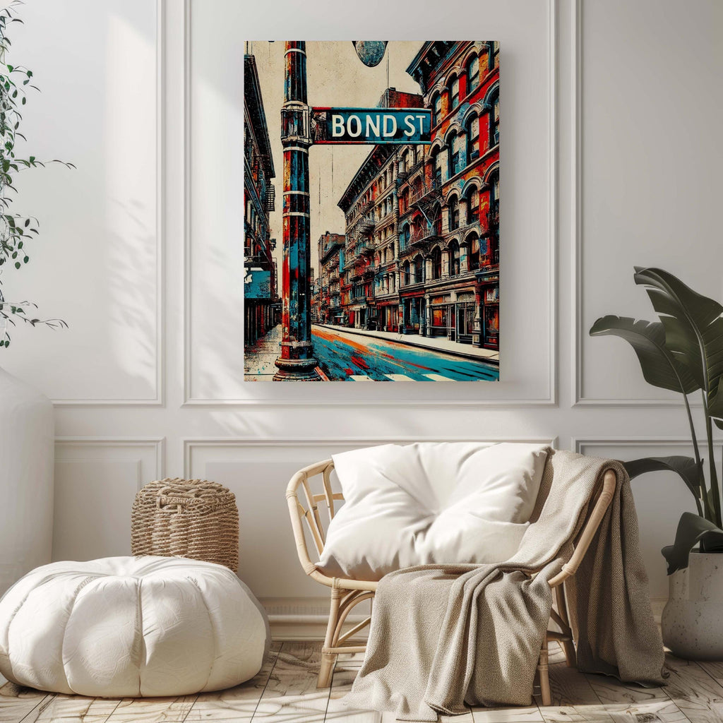 Bond St Print - Manhattan, New York, USA