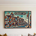Asbury Park Print Coastal - Asbury Park, New Jersey, USA