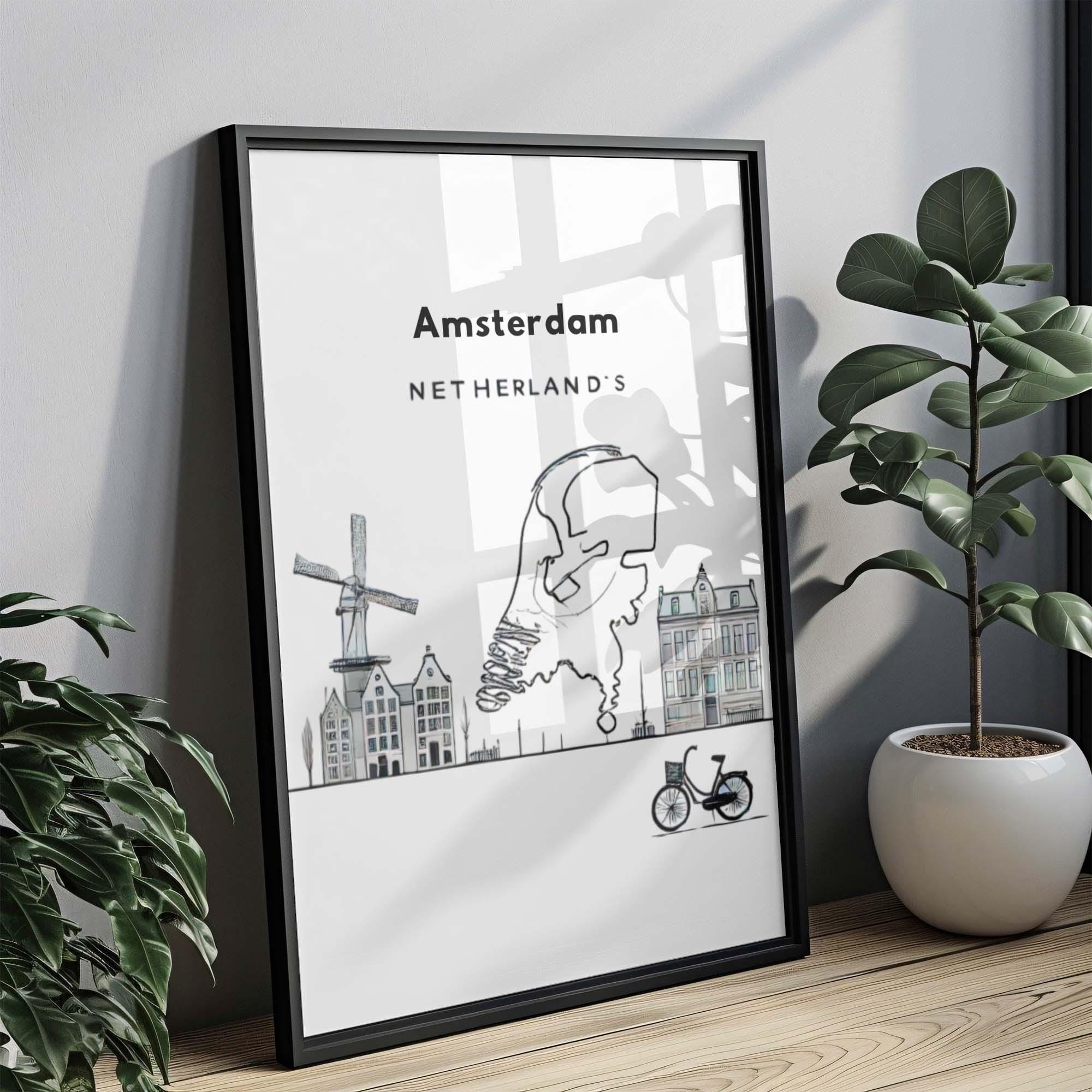 Amsterdam Print Modern - Amsterdam, Netherlands