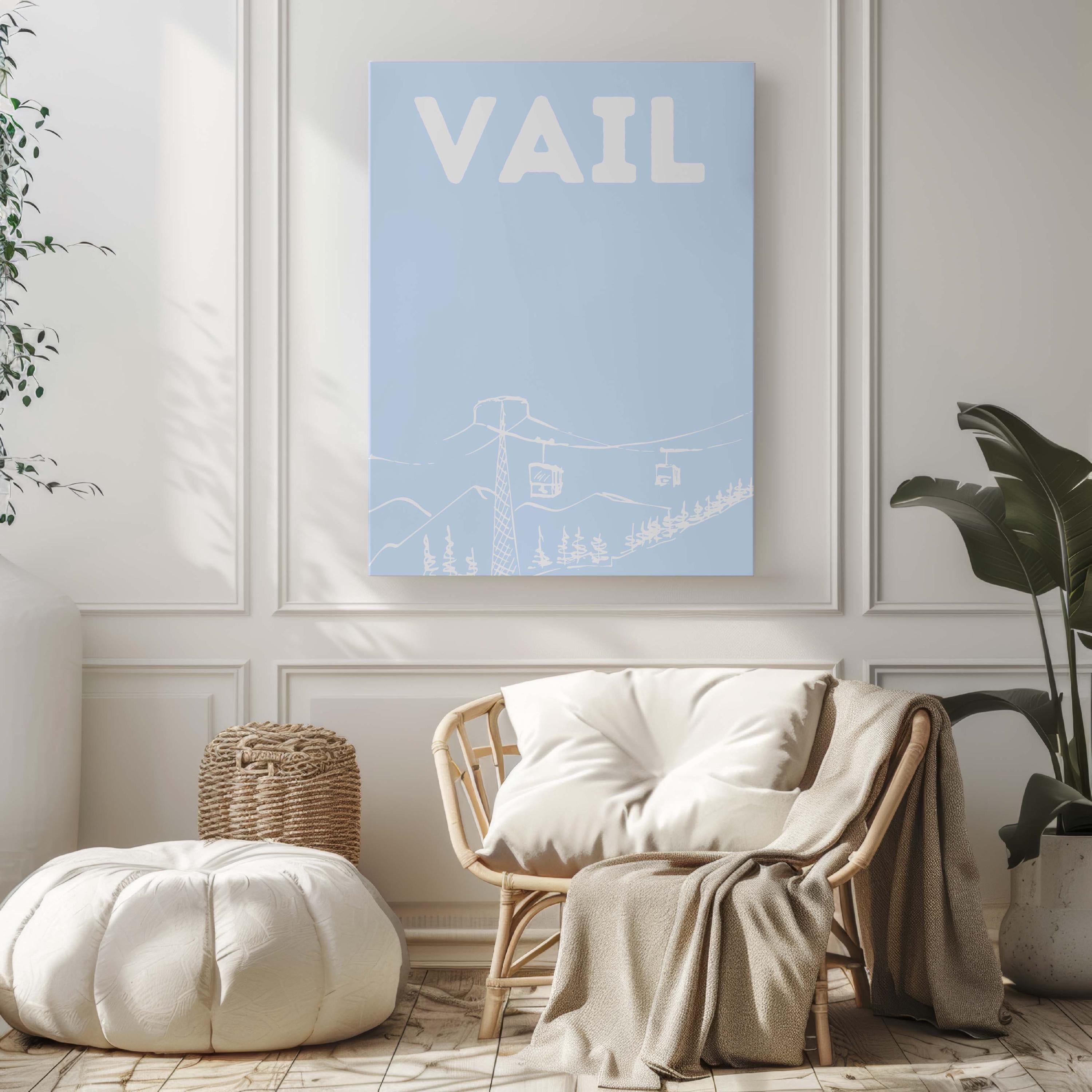 Vail Ski Lift Print - Vail, Colorado, USA