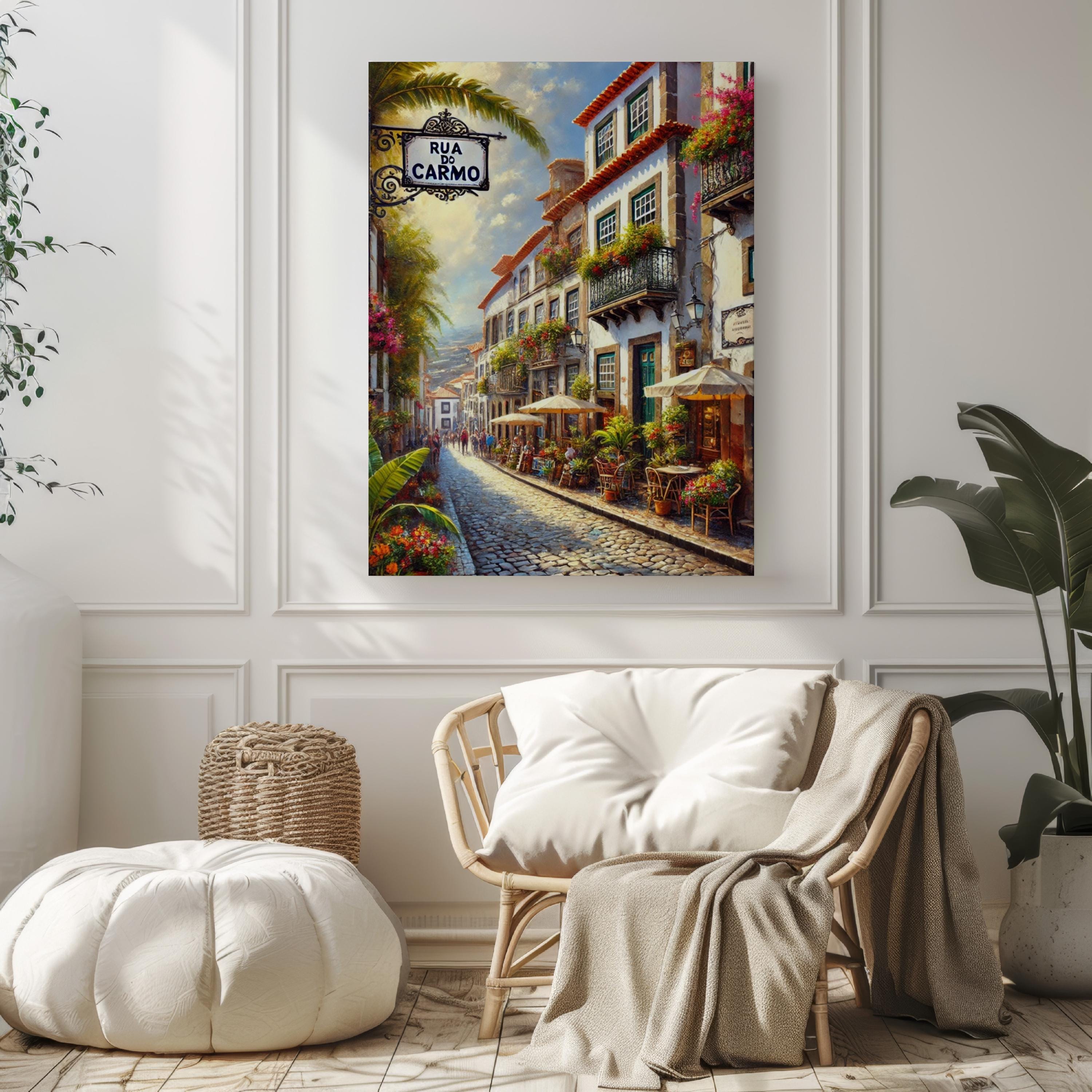 Rua Do Carmo Print - Funchal, Portugal