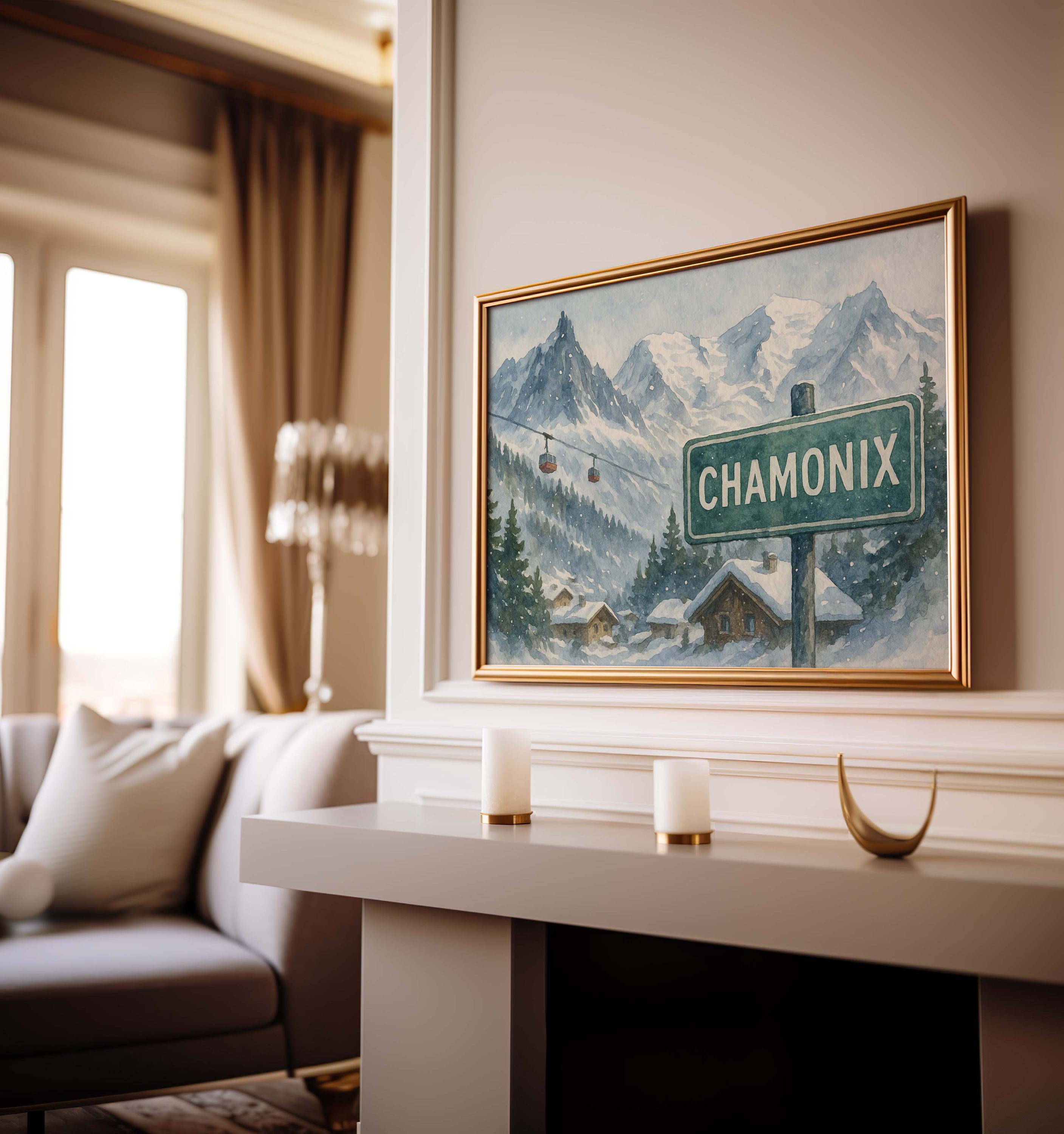 Chamonix Alps Poster - Chamonix, France