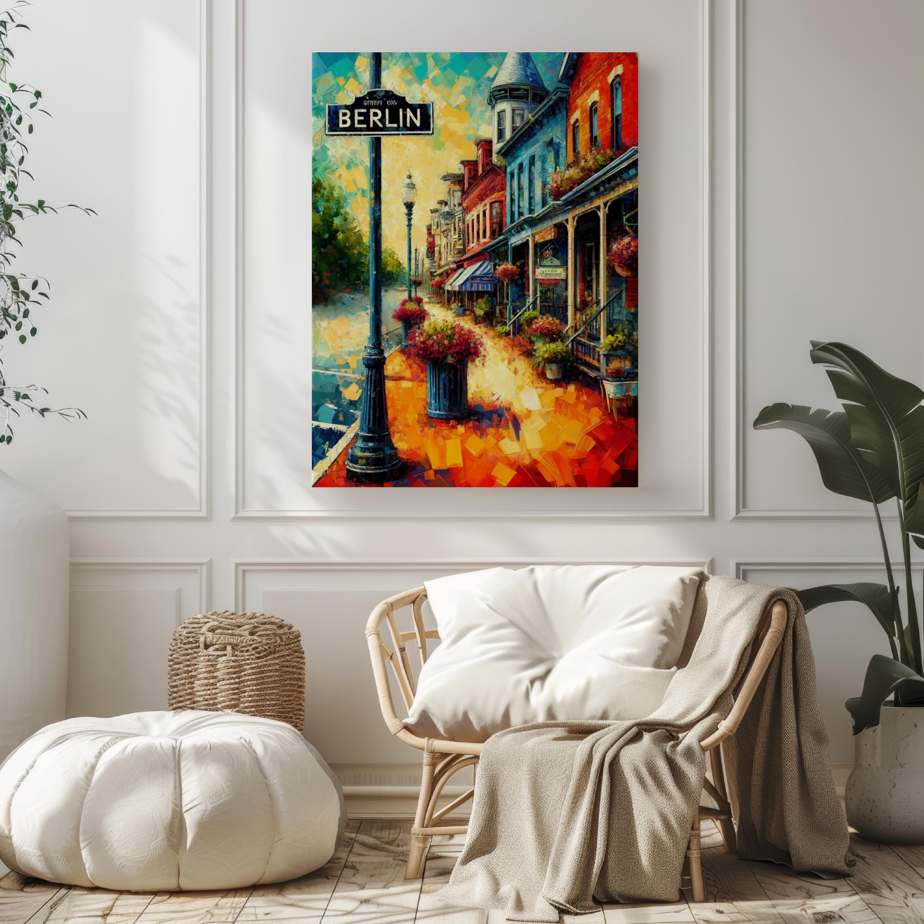 Maryland Wall Art Travel Print - Berlin Poster American Decor Housewarming Gift, Unique Maryland Art for Home