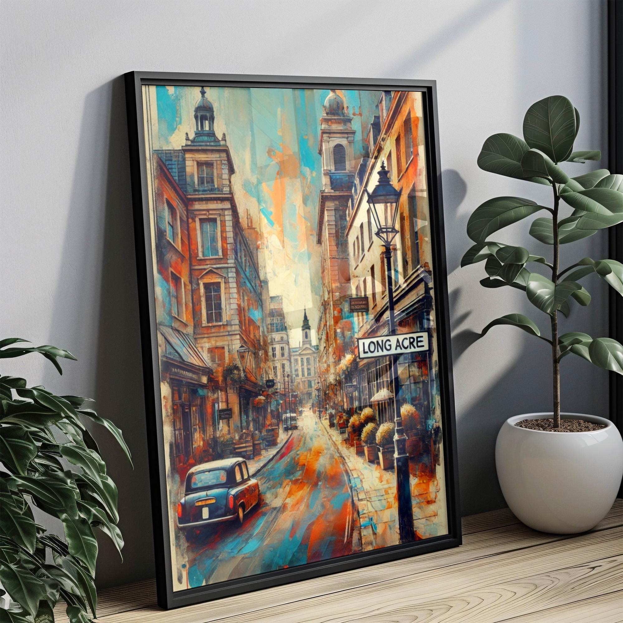 Long Acre Vintage Print - London, United Kingdom