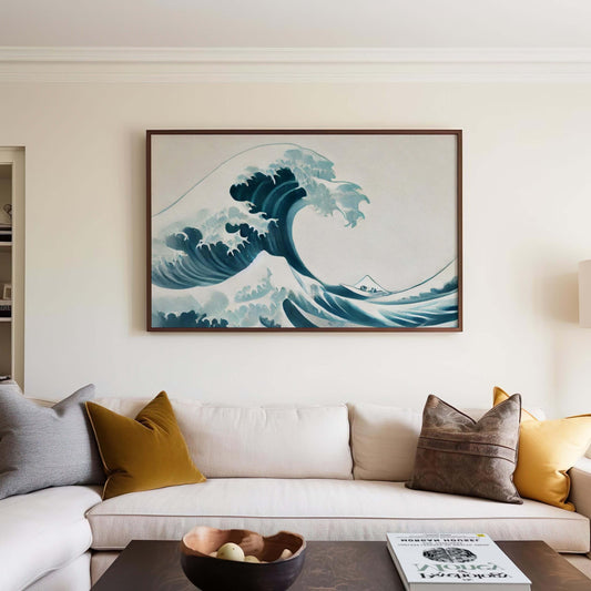 Nature Gift Wave Wall Art Ocean Print Beach Decor Housewarming New Home Family Nature Art