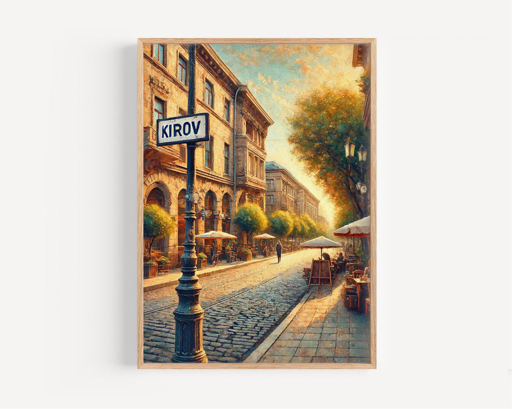 Kirov Street Print - Gyumri, Armenia