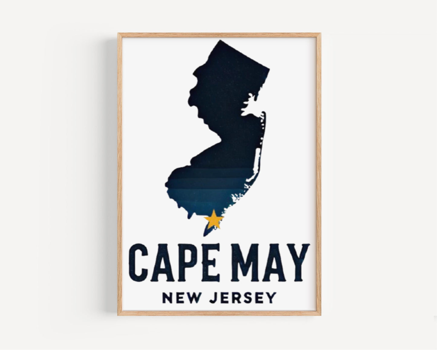 Cape May Wall Art, Cape May Print, New Jersey Art, New Jersey Gift, Travel Print, Home Decor, Housewarming Gift, College Wall Artwork