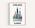 Chicago Wall Art Decor - Chicago, Illinois, USA