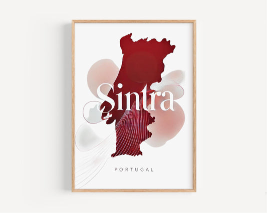 Portugal Sintra Wall Art Print - Coastal Travel Poster, Portugal Gift & Home Decor, Housewarming Artwork for Beach Lovers