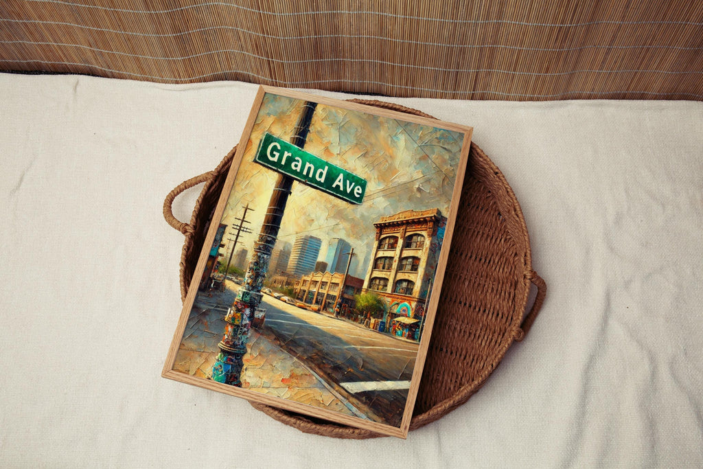 Grand Ave Wall Art Vintage - Phoenix, Arizona, USA
