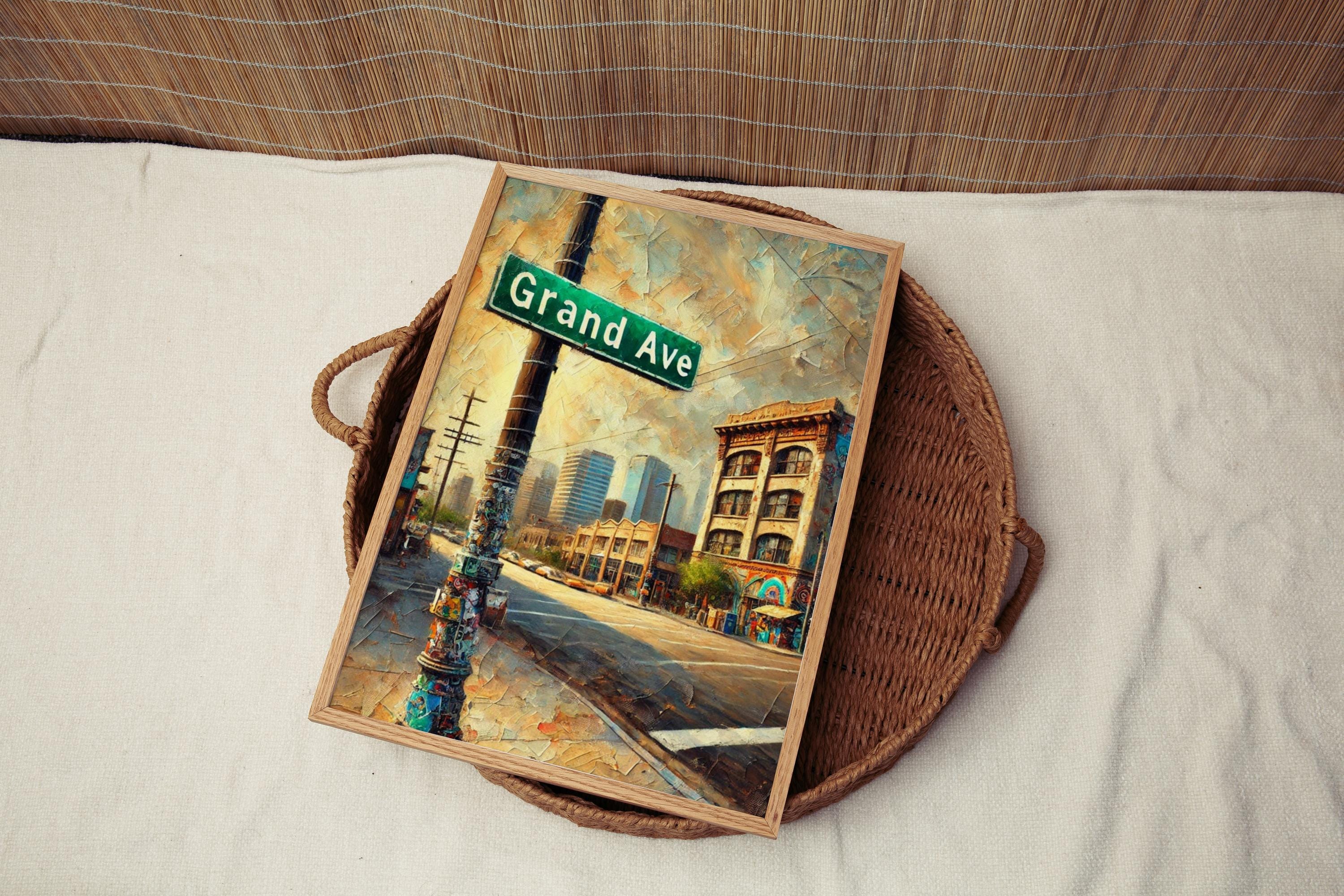Grand Ave Wall Art Vintage - Phoenix, Arizona, USA