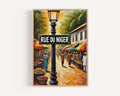 Rue du Niger Wall Art Print – Rue du Niger, USA, North America
