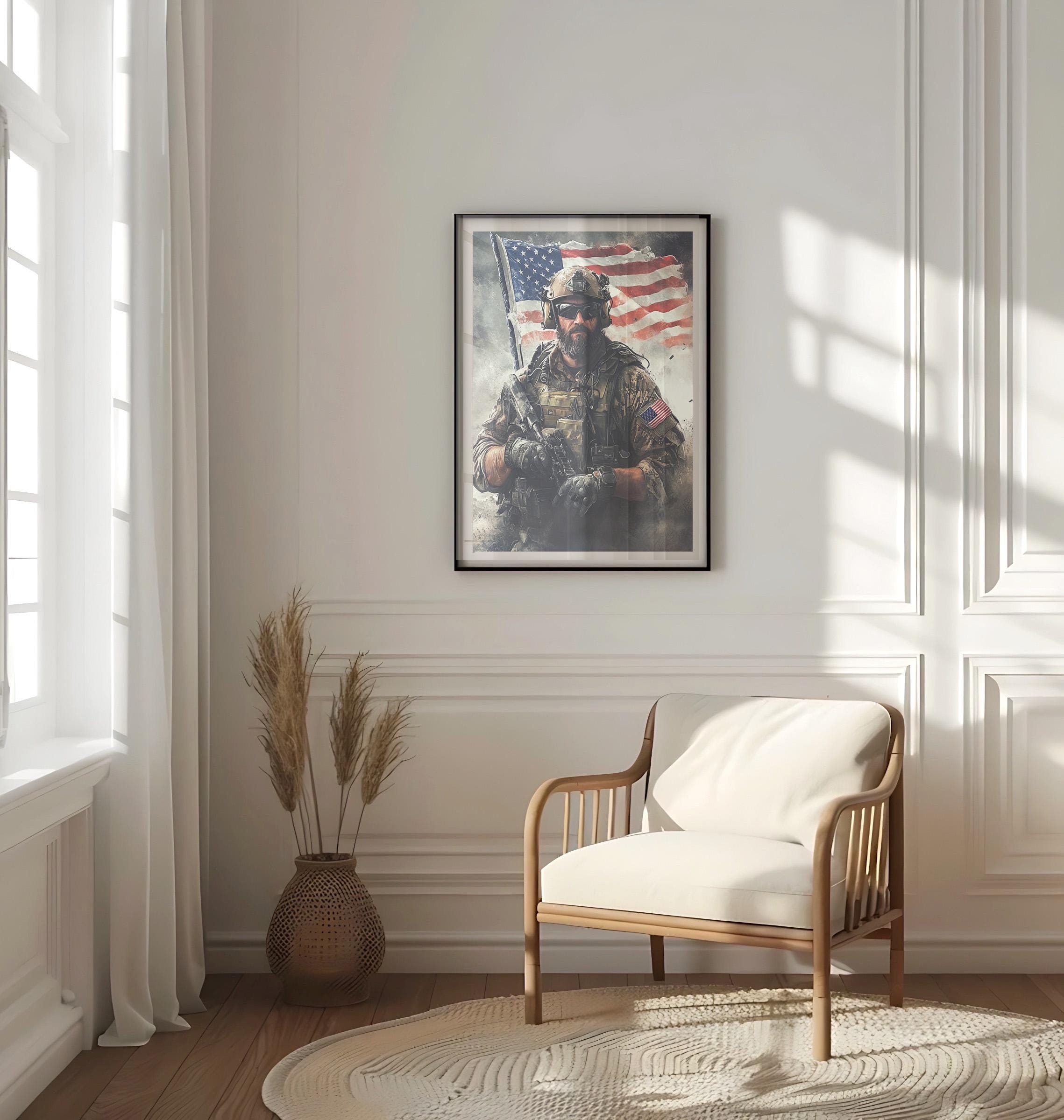 American Troop Wall Art - United States