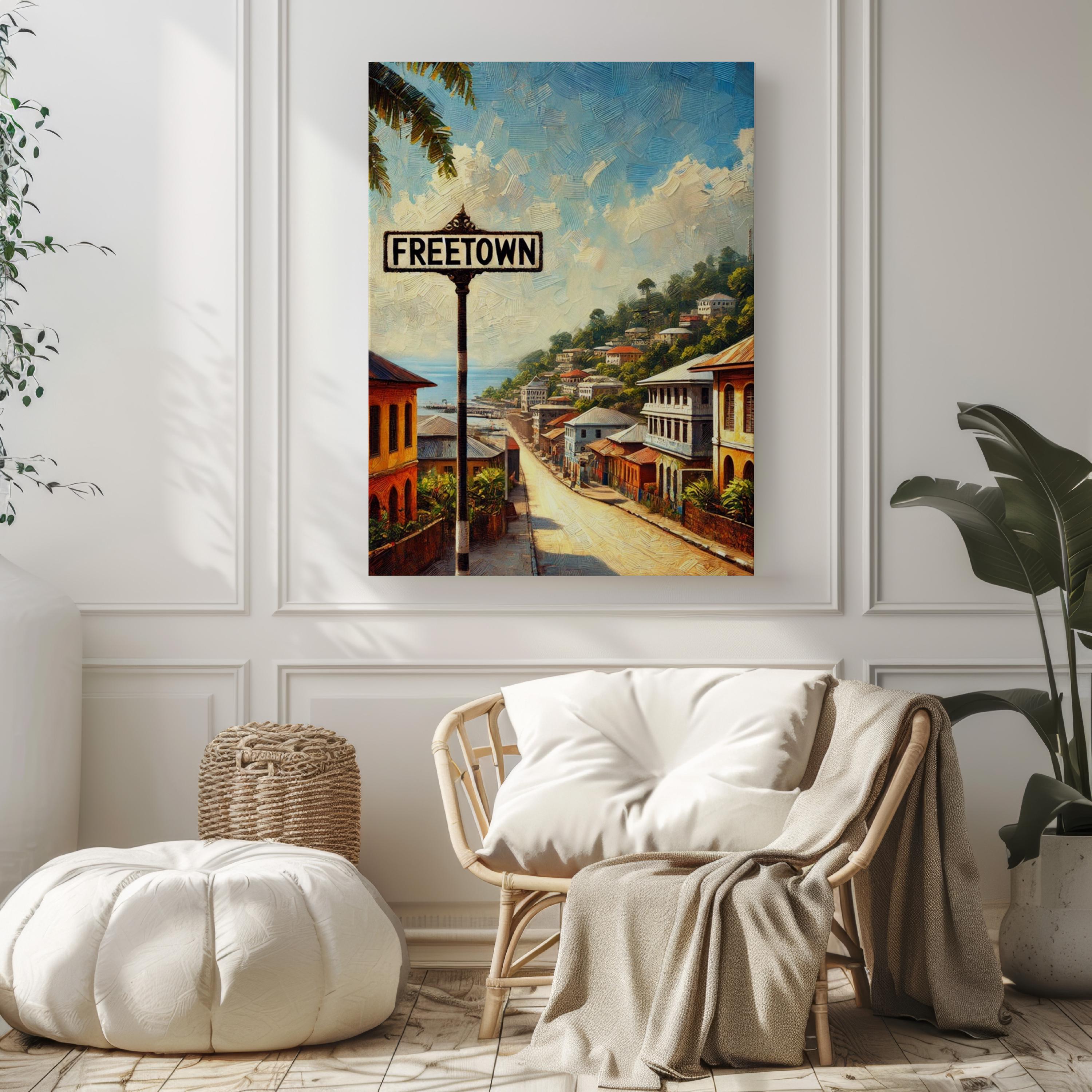 Freetown Wall Art Decor - Sierra Leone