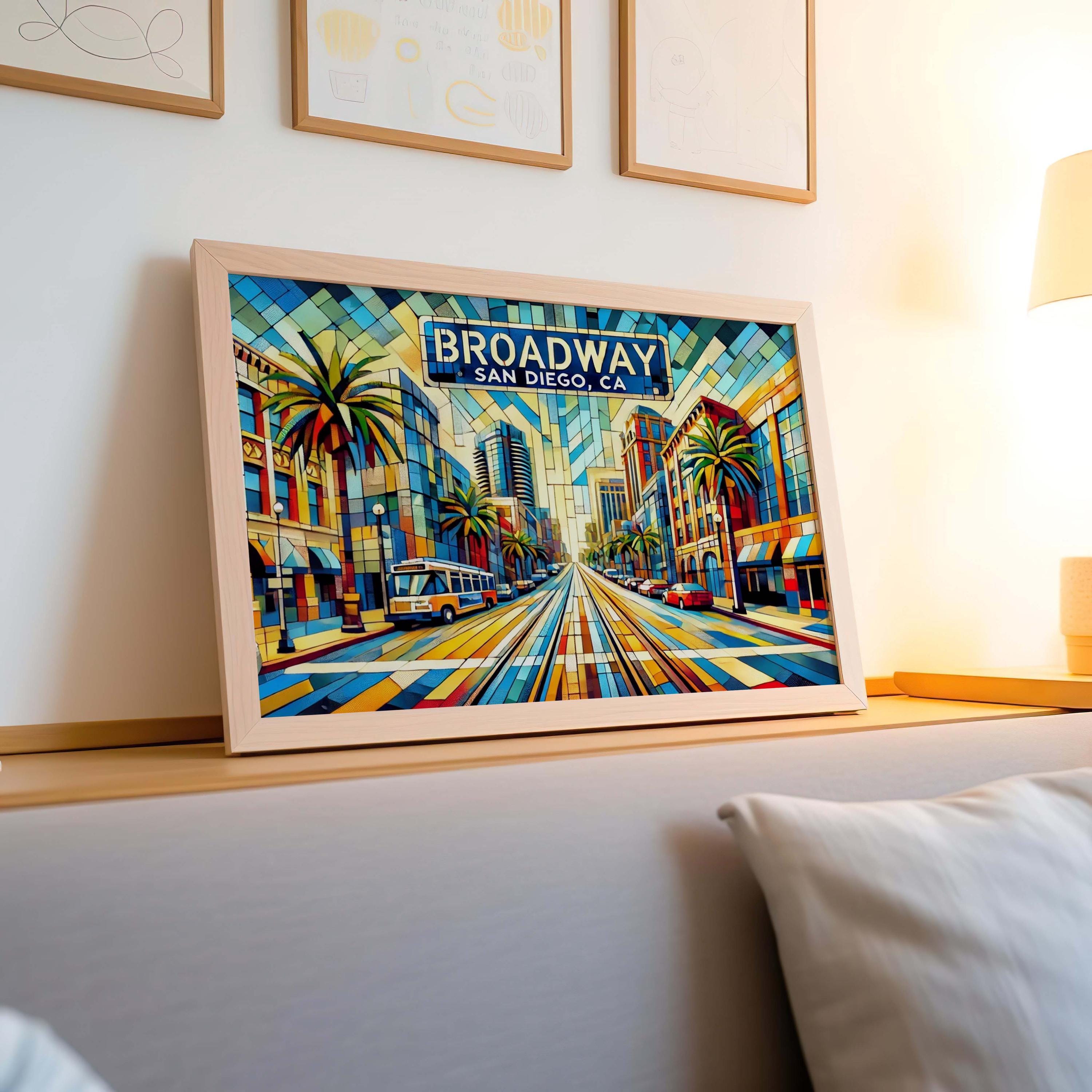 Broadway Print - San Diego, California, USA