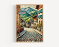 Duxgass Street Print Alpine - Vaduz, Liechtenstein