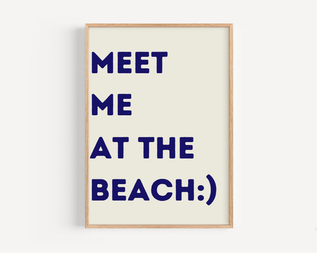 Beach Print Dorm Decor