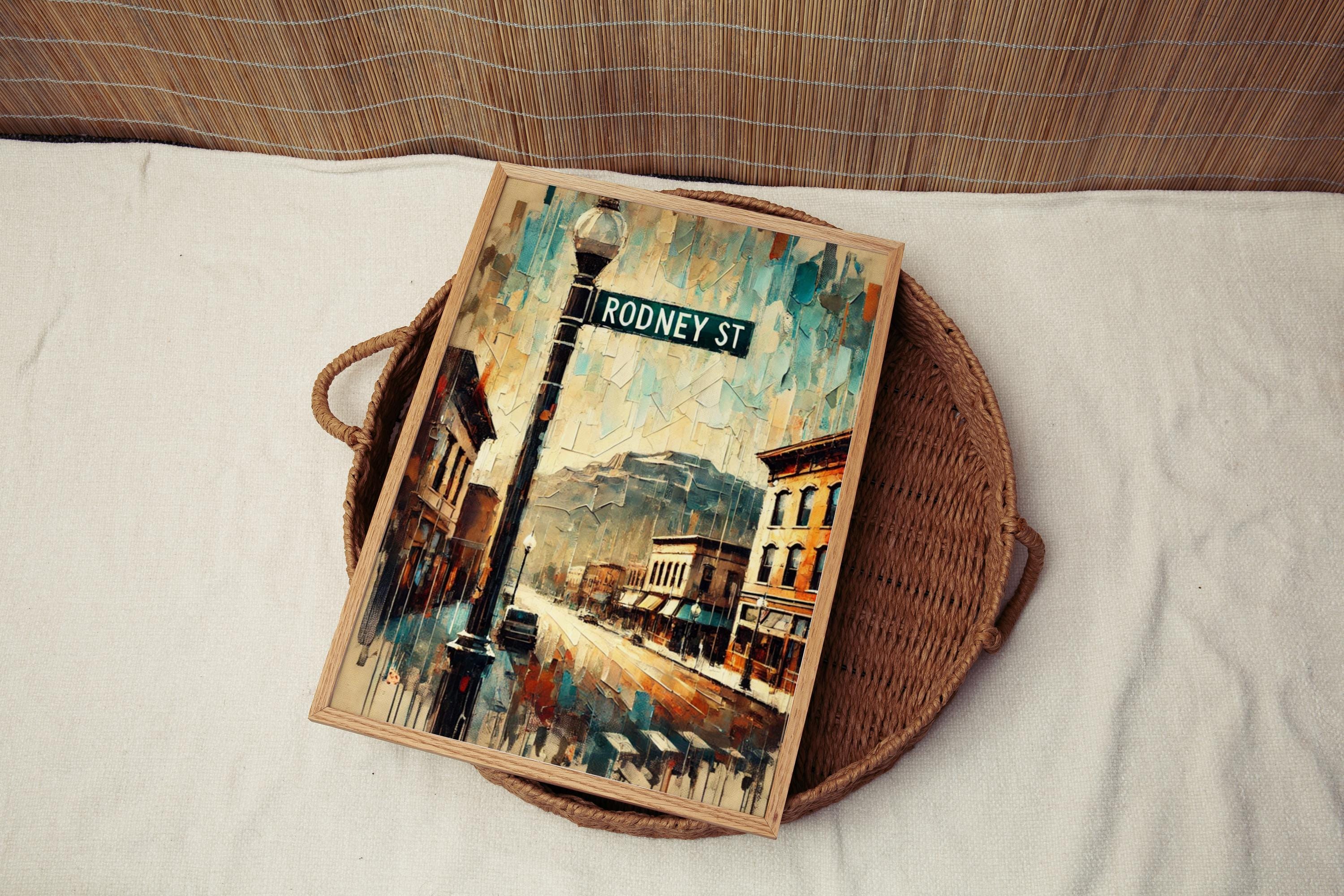 Rodney Street Print - Helena, Montana, USA