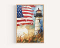 Lighthouse Wall Art Patriotic - USA