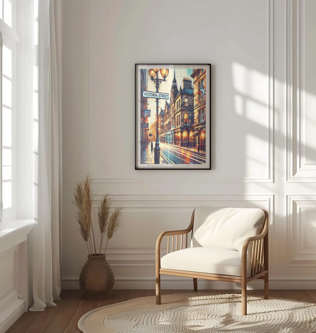 Victoria Street Print - Edinburgh, Scotland