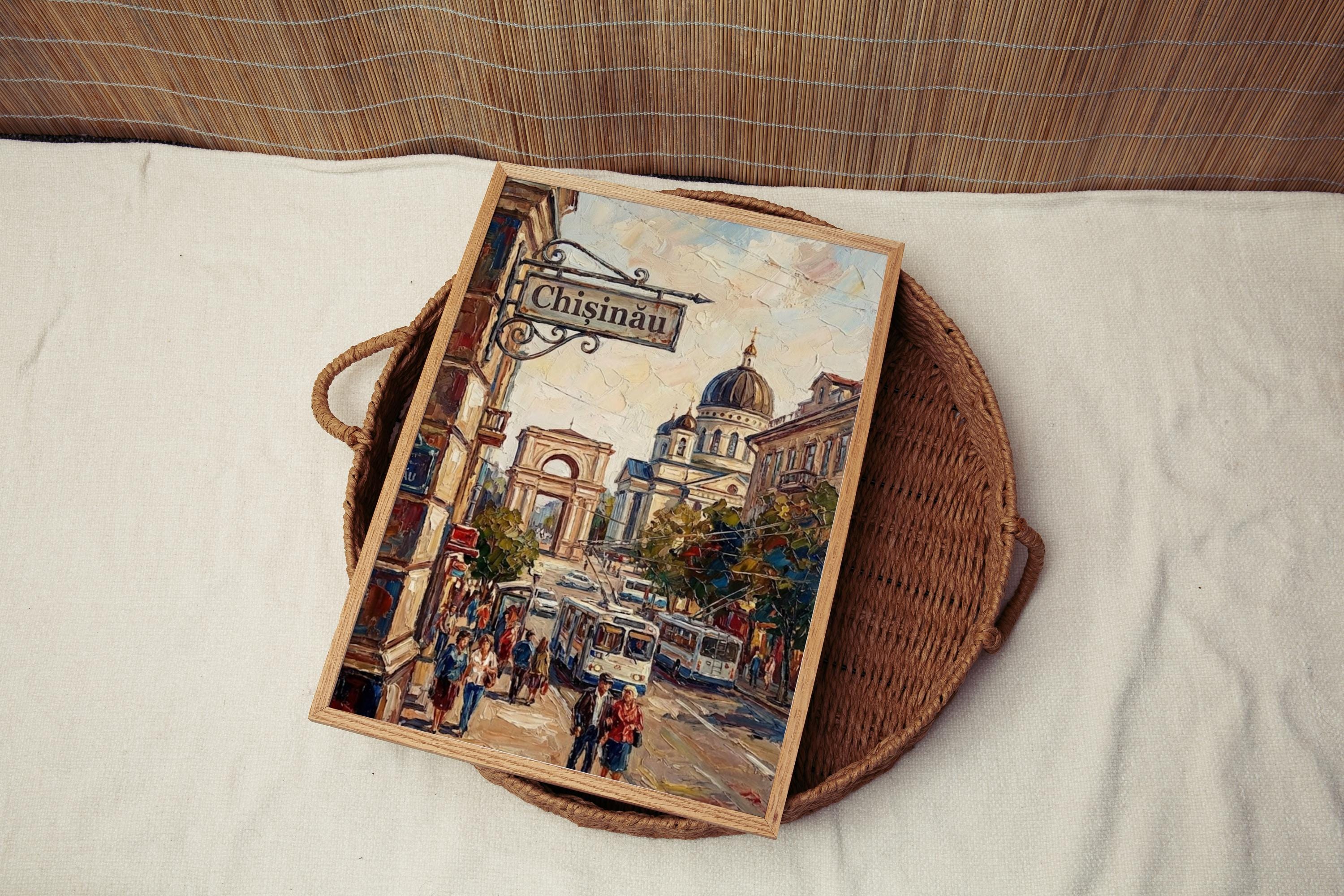 Chisinau Moldova Wall Art Print: Eastern European Capital Travel Poster