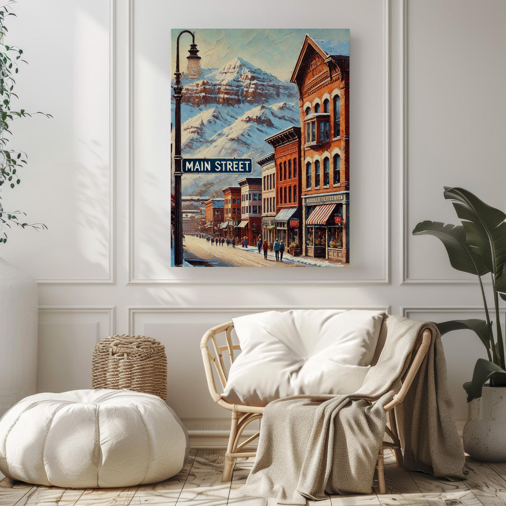 Main Street Poster - Park City, Utah, USA
