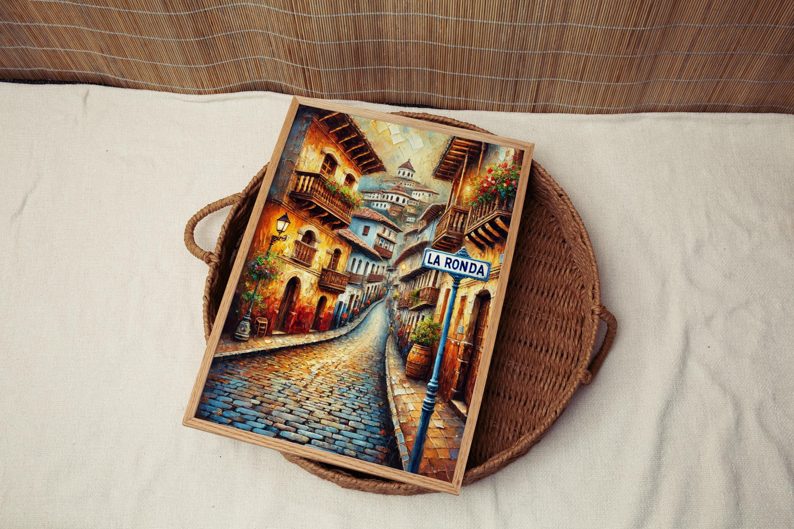 La Ronda Street Print - Quito, Ecuador